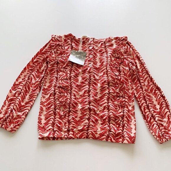 Kate Quinn Bamboo Girl Ruffle Top 6 Years - Picture 2 of 5